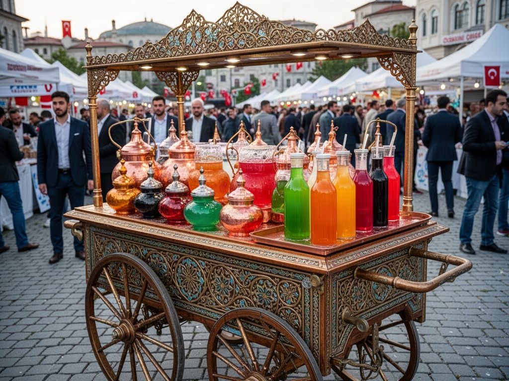Üsküdar osmanlı şerbeti arabası