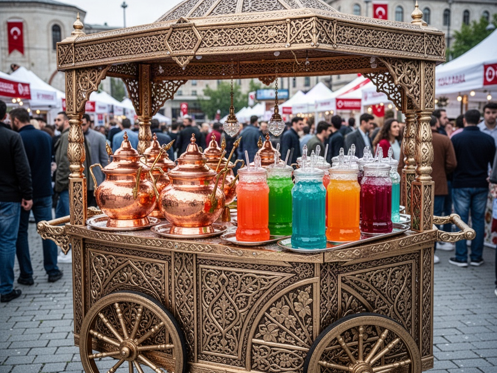 Şişli osmanlı şerbeti arabası