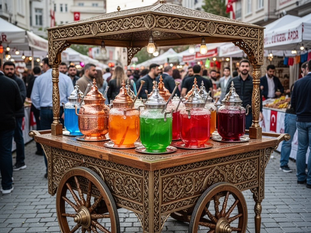Kadıköy osmanlı şerbeti arabası