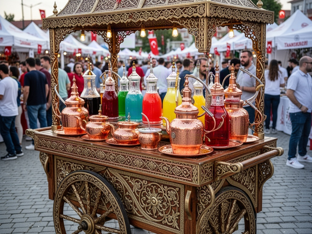 Maltepe osmanlı şerbeti arabası