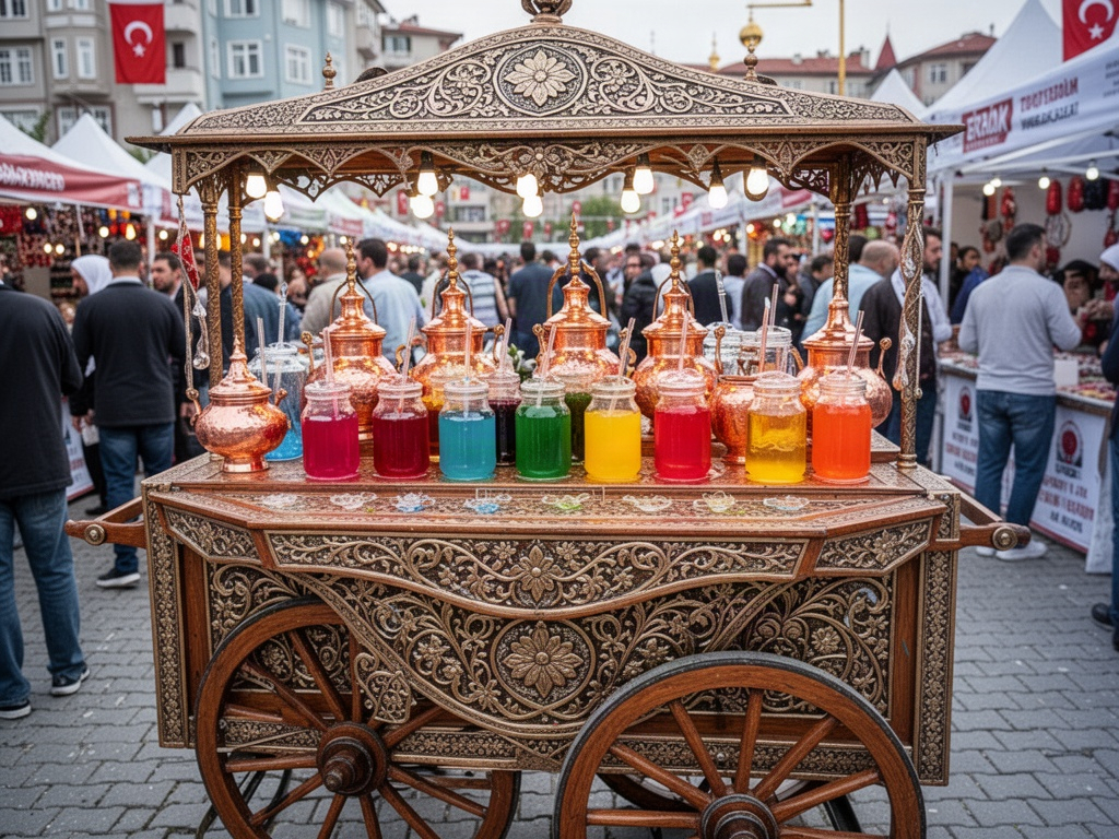 Ümraniye osmanlı şerbeti arabası