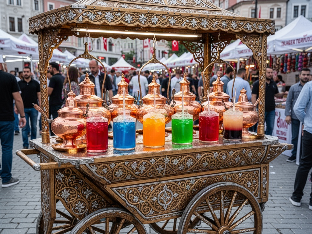 Üsküdar osmanlı şerbeti arabası