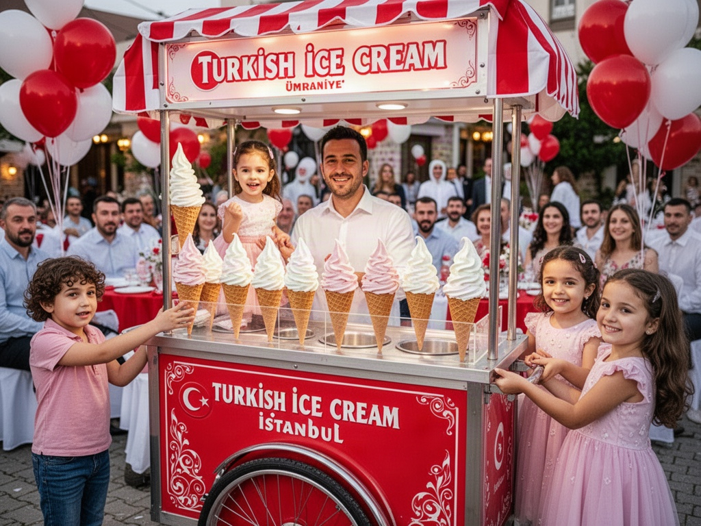 Ümraniye dondurma arabası