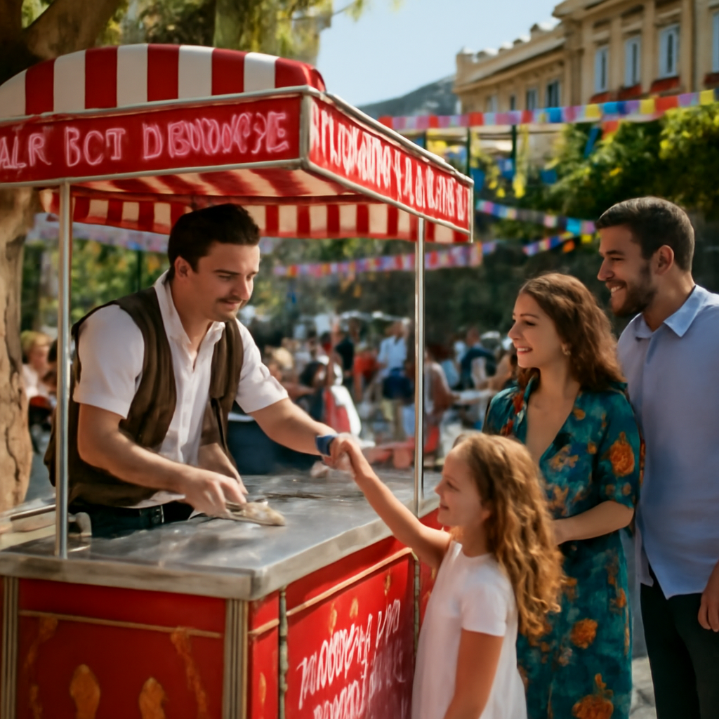 Arnavutköy dondurma arabası