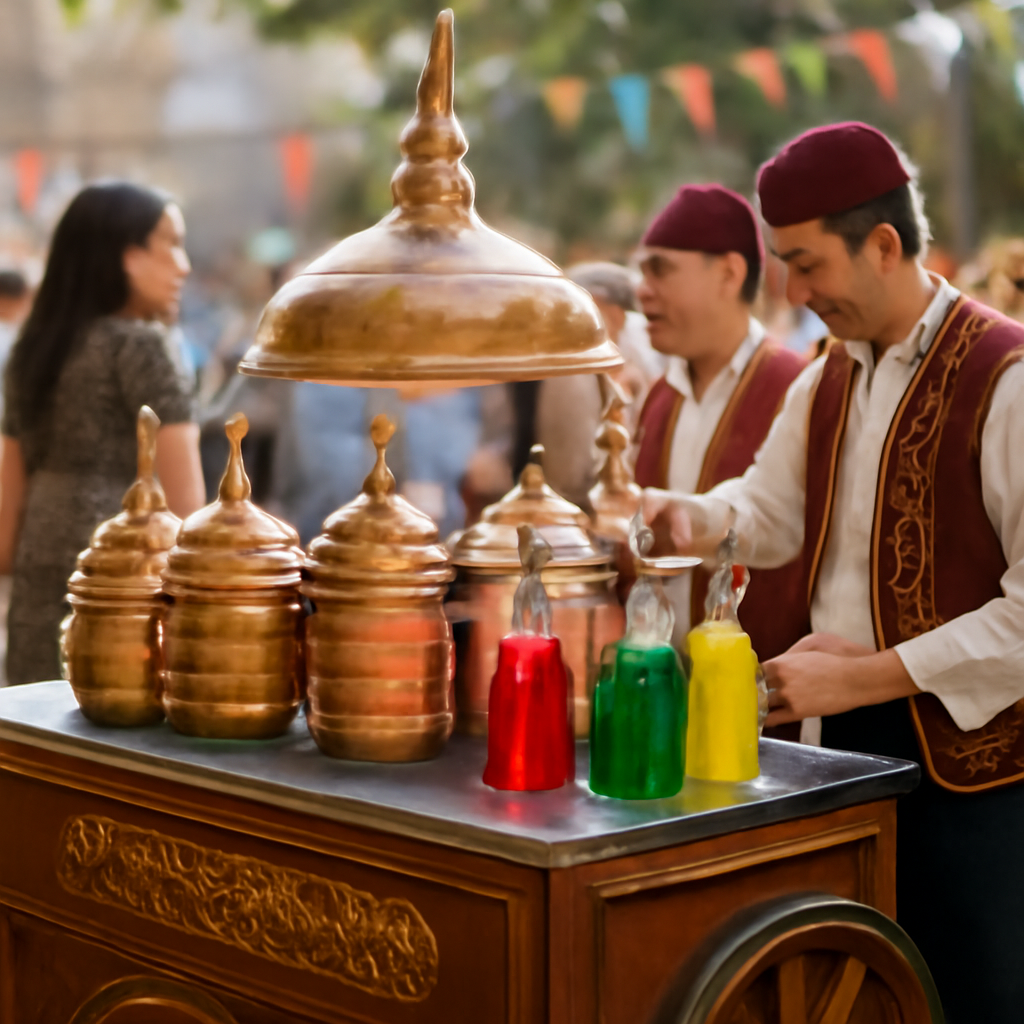 Arnavutköy osmanlı şerbeti arabası