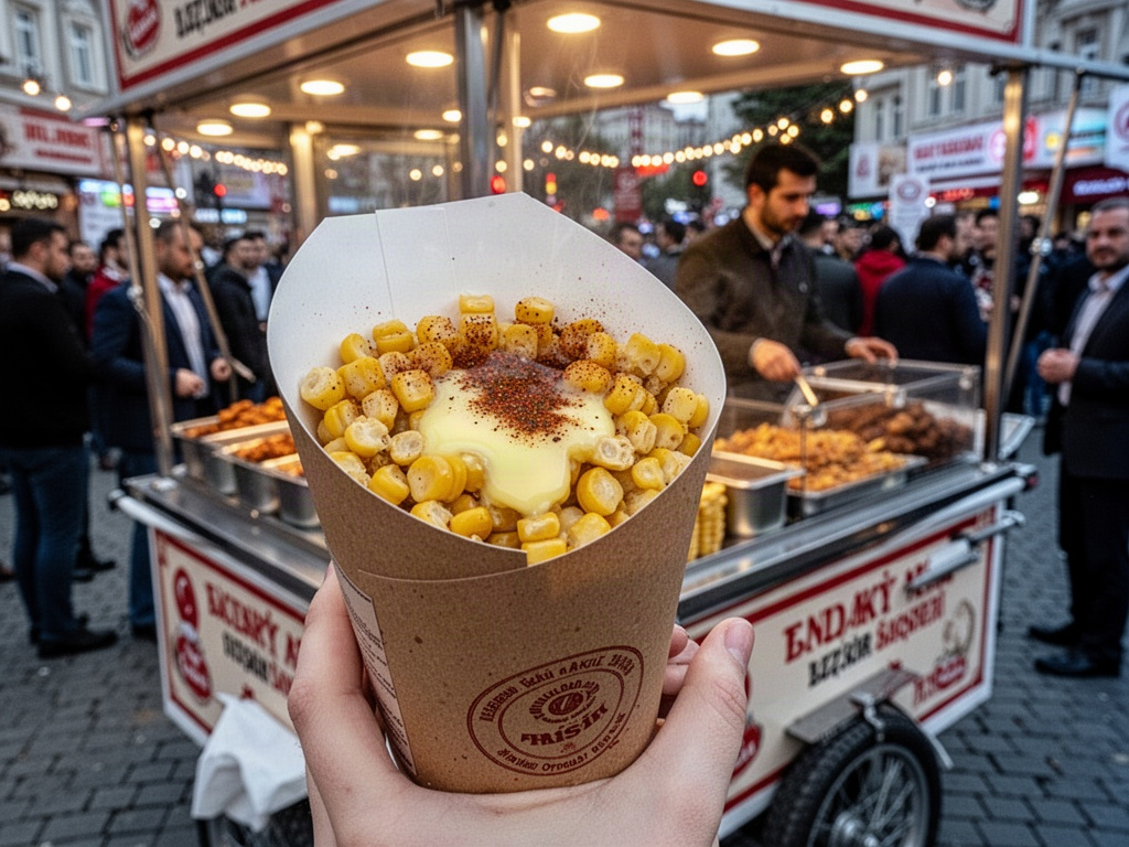 Şişli bardakta mısır