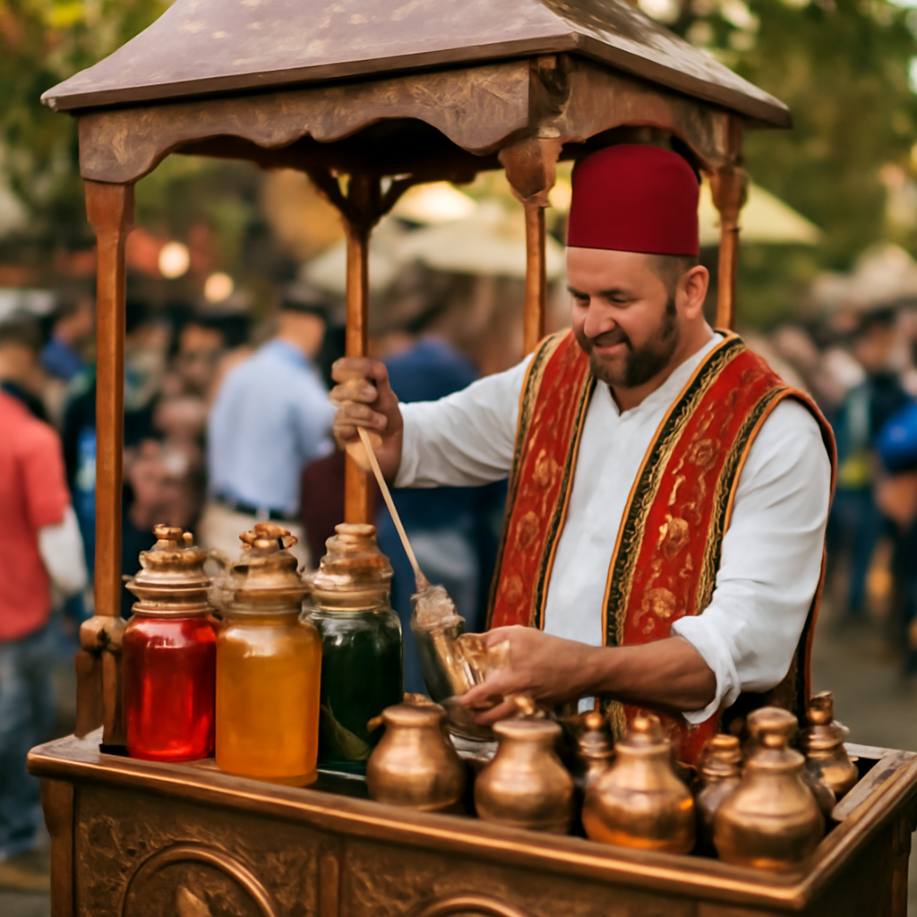 Beykoz osmanlı şerbeti arabası