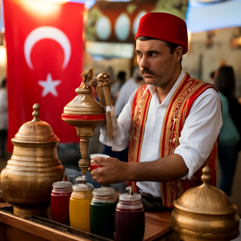 Beylikdüzü osmanlı şerbeti arabası