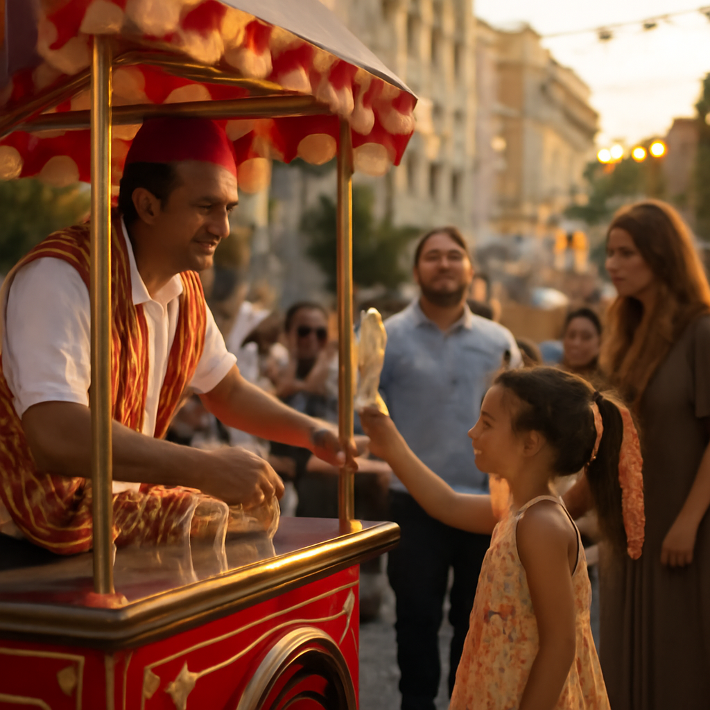 Beyoğlu dondurma arabası