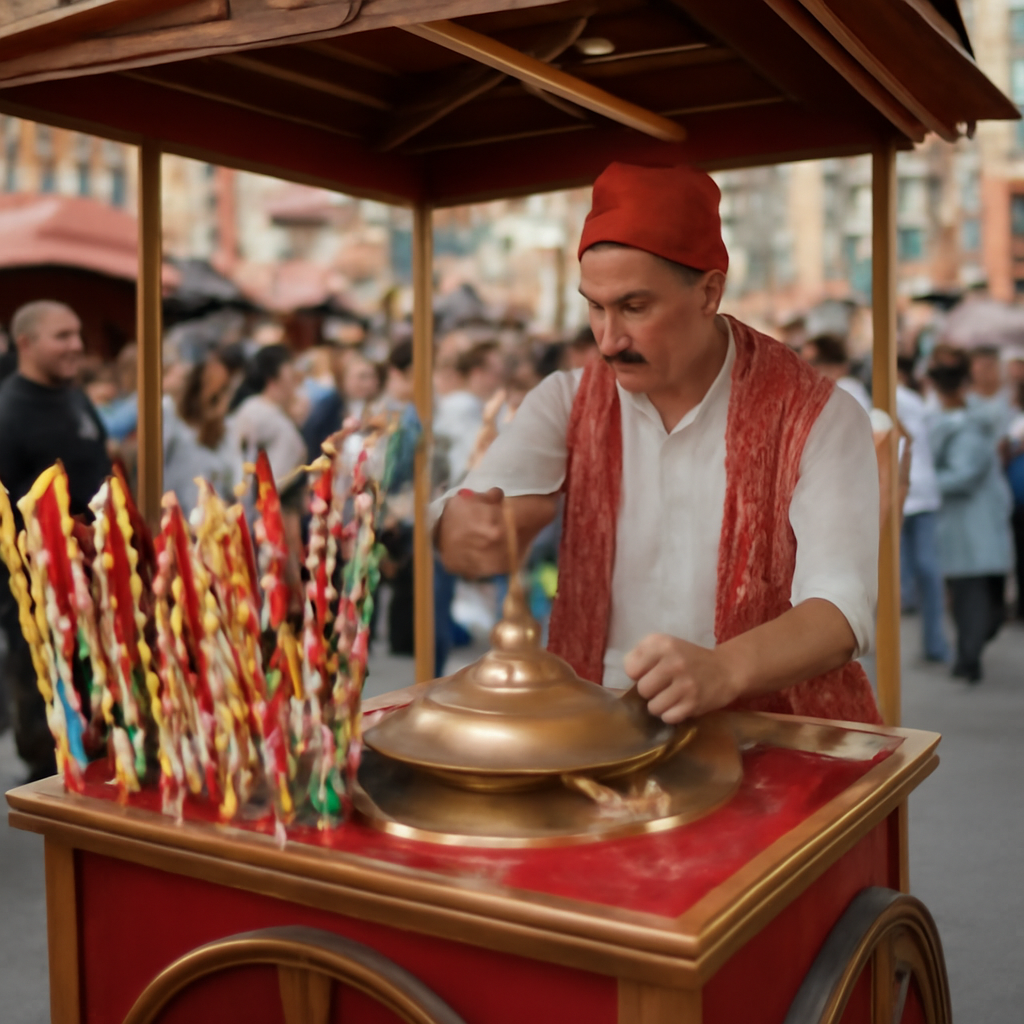 Beyoğlu osmanlı macunu arabası