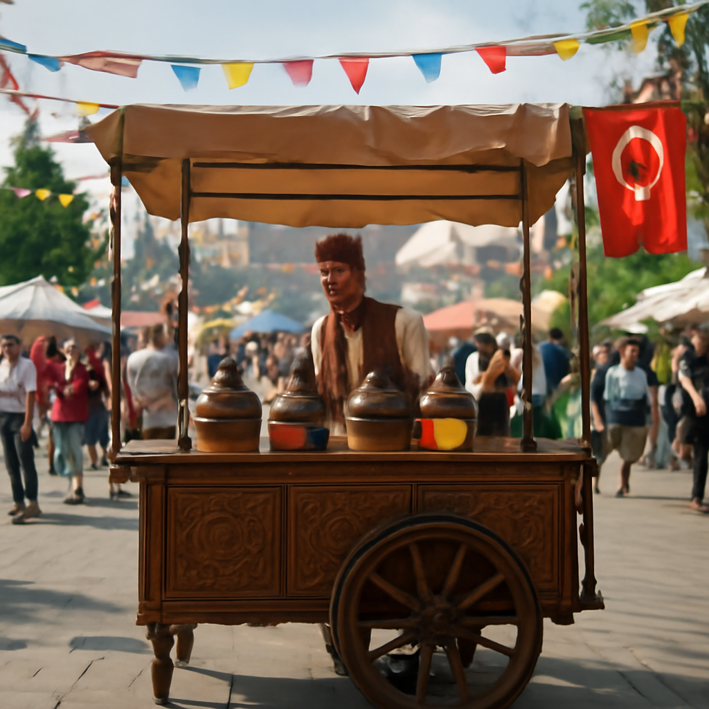 Beyoğlu osmanlı şerbeti arabası
