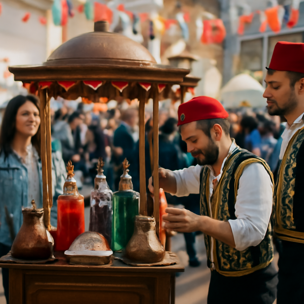 Büyükçekmece osmanlı şerbeti arabası
