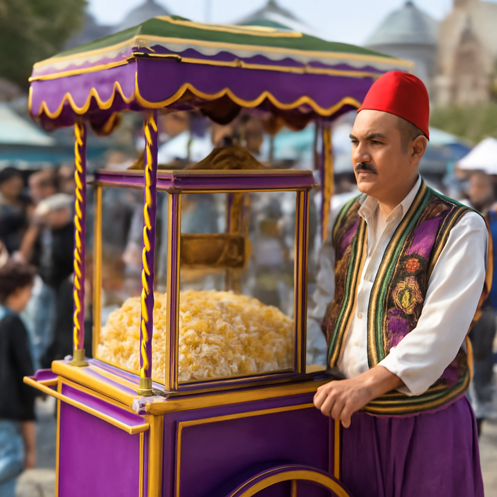 Eyüpsultan patlamış mısır arabası