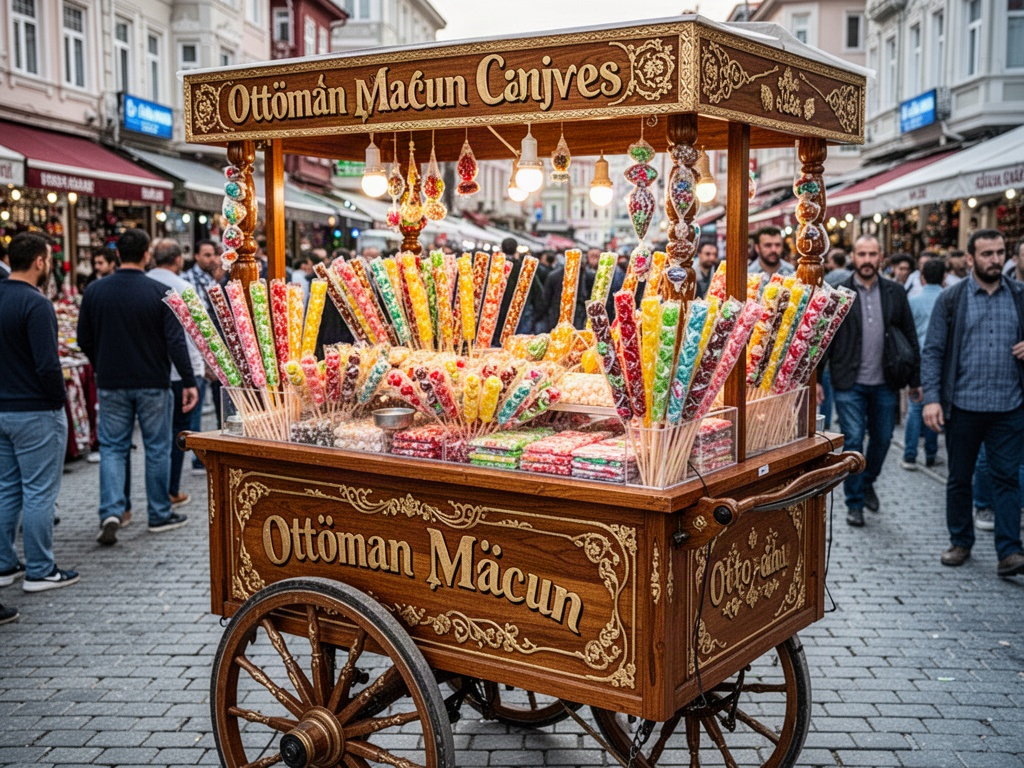 Üsküdar osmanlı macunu arabası