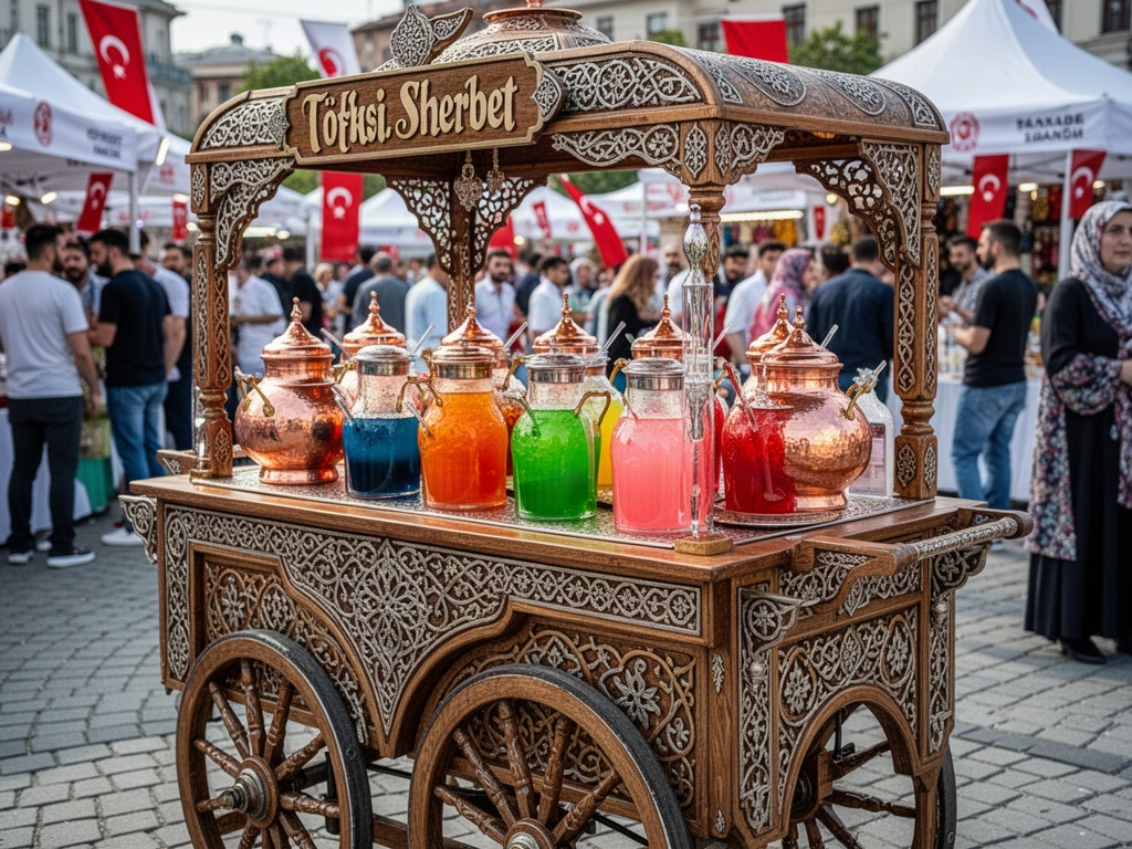 Maltepe osmanlı şerbeti arabası