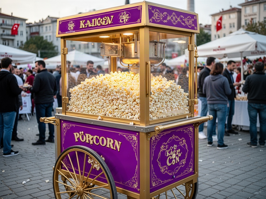 Kadıköy patlamış mısır arabası