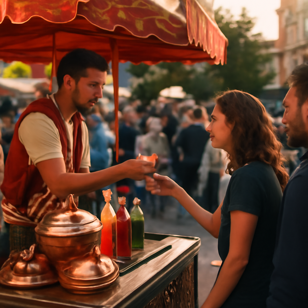 Gaziosmanpaşa osmanlı şerbeti arabası