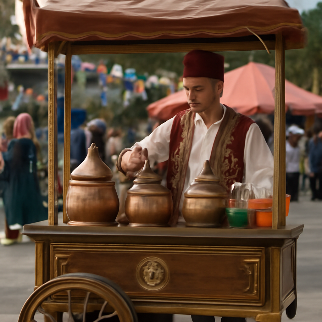 Gaziosmanpaşa osmanlı şerbeti arabası