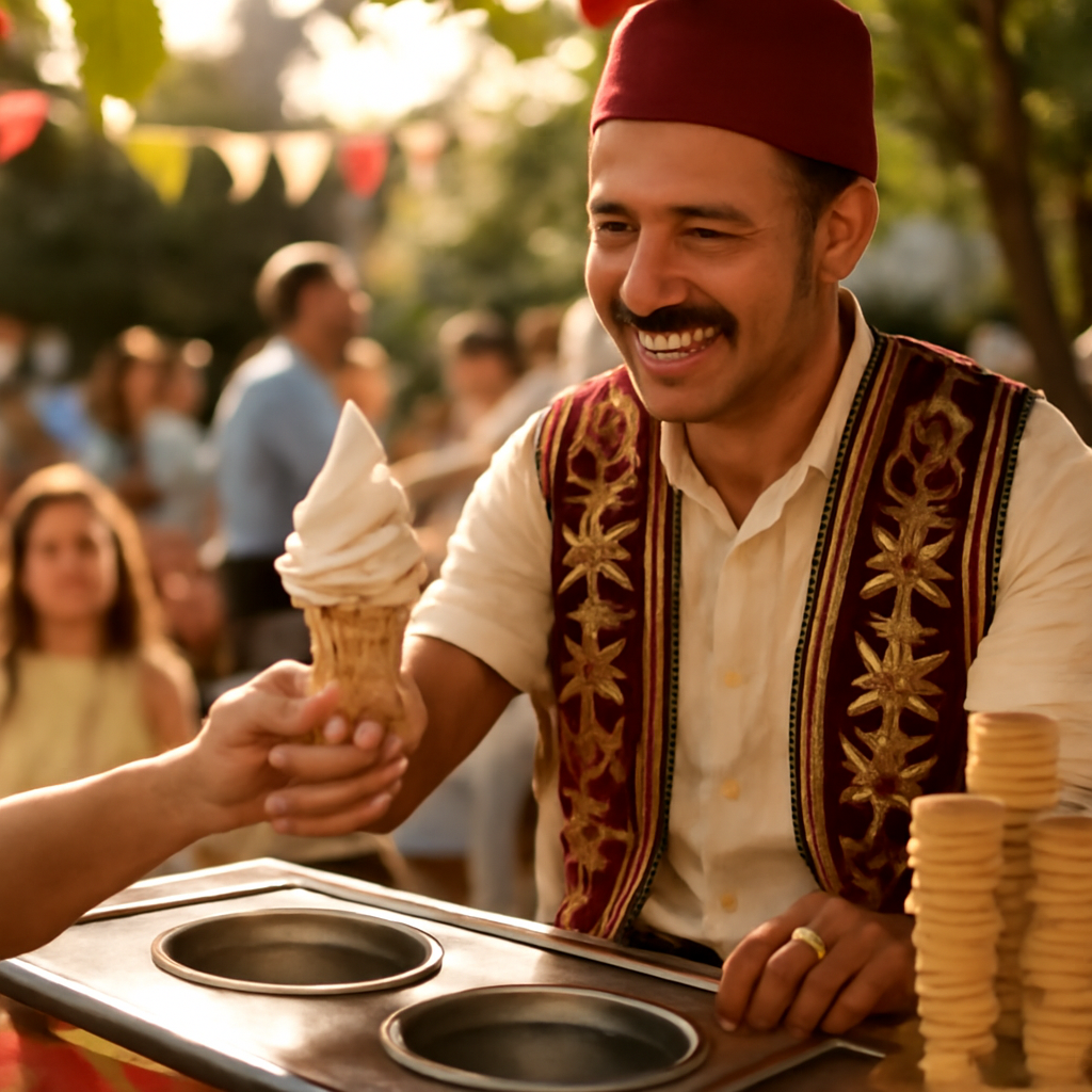 Kağıthane dondurma arabası
