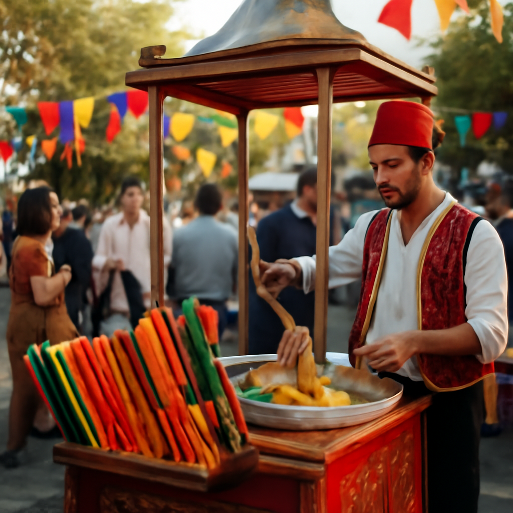 Küçükçekmece osmanlı macunu arabası