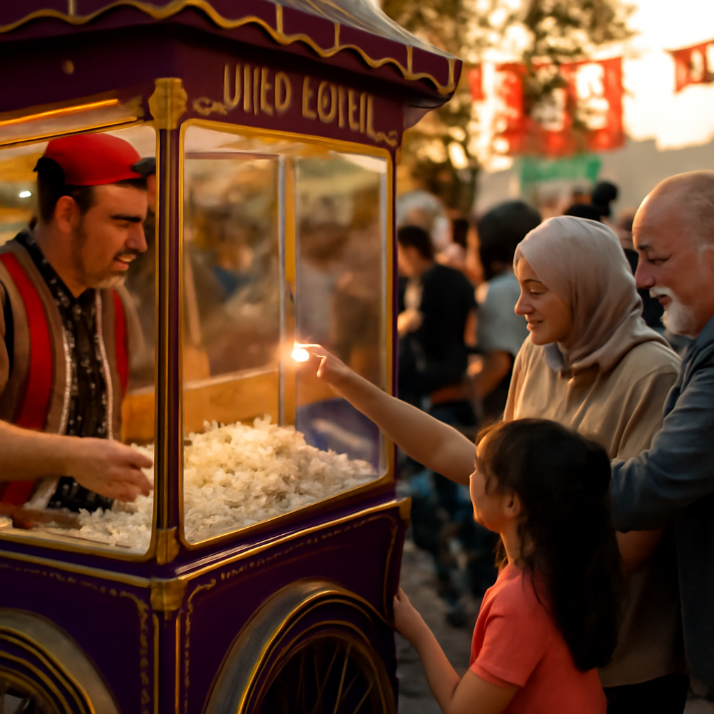 Sarıyer patlamış mısır arabası