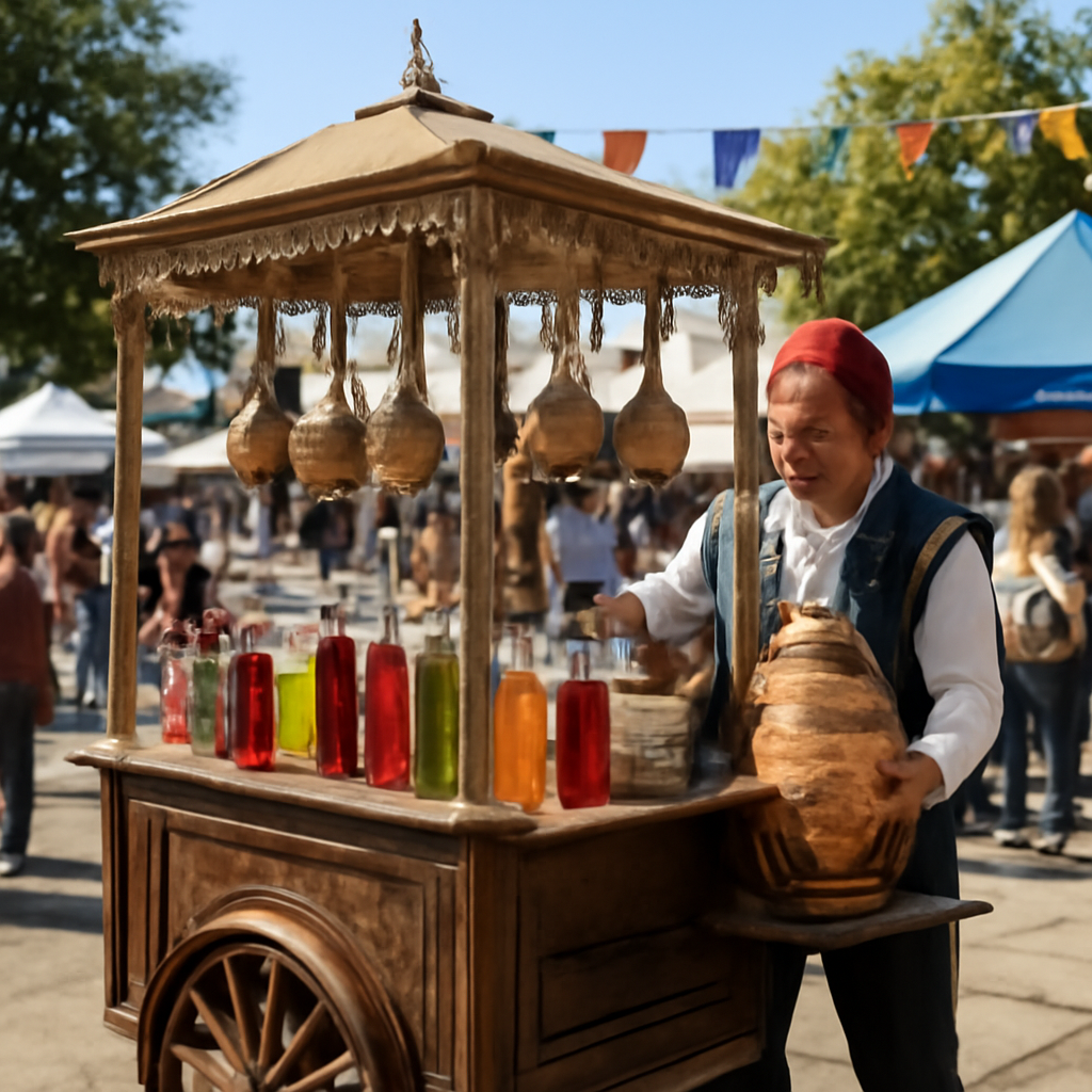 Tuzla osmanlı şerbeti arabası