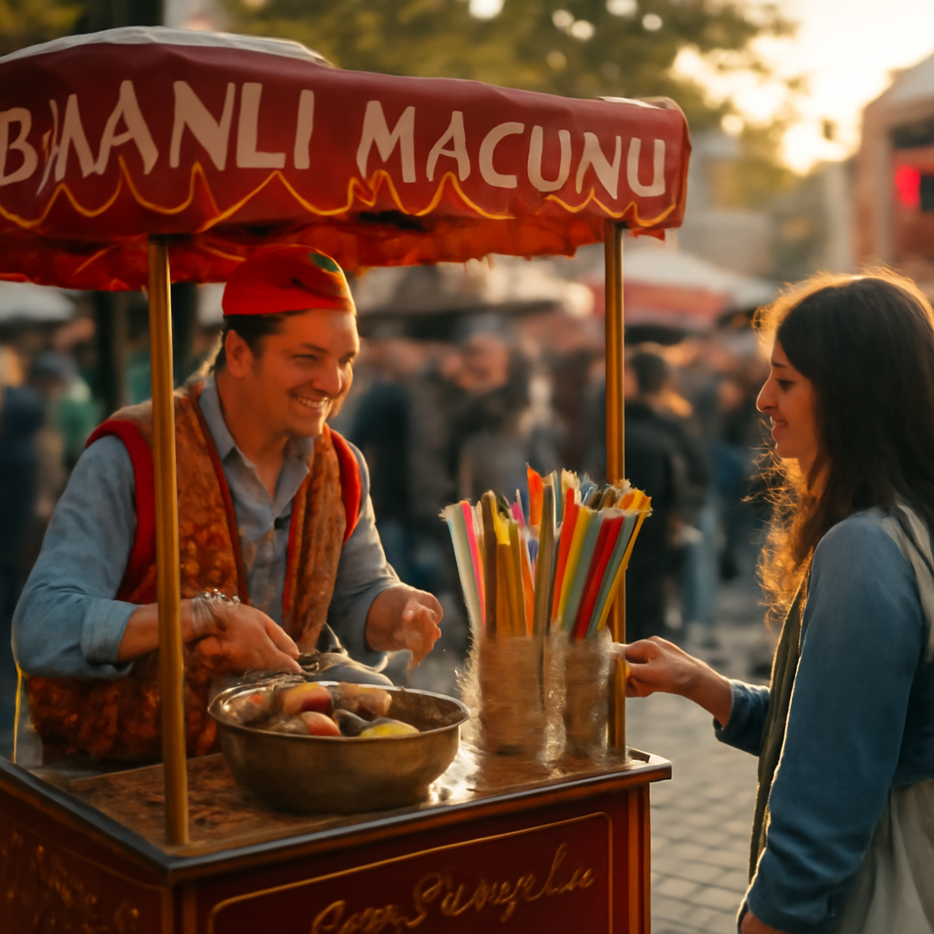 Sarıyer osmanlı macunu arabası